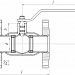 Кран шаровой ALSO для жидких сред фланцевый полнопроходный DN 15-800 PN 16-40